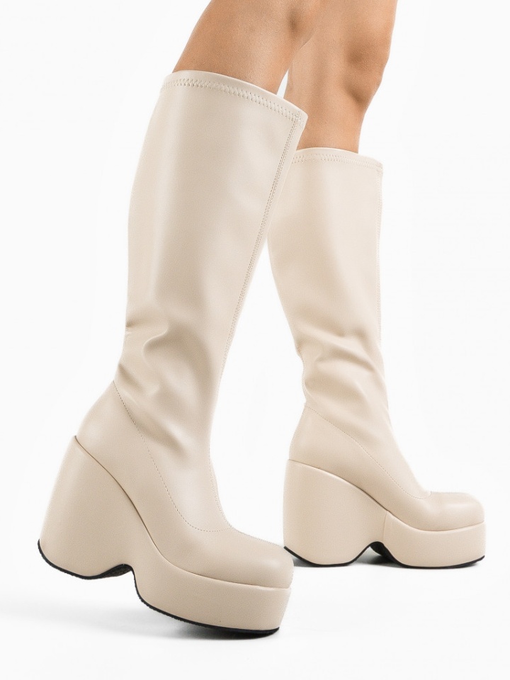 Stivali bassi Beige Zanet - Img 3