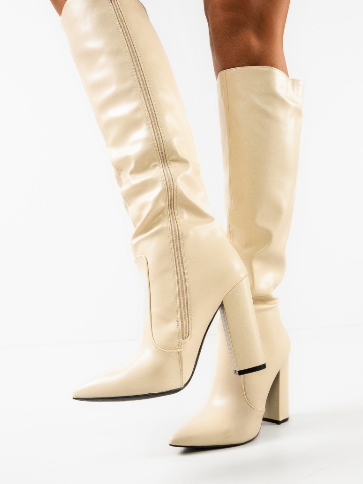 Stivali Beige Vargas - Img 1