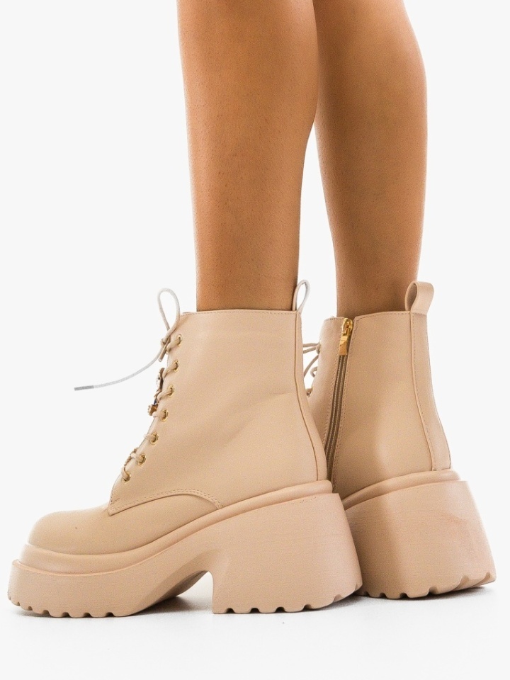 Tronchetti da donna Beige Bearr - Img 3