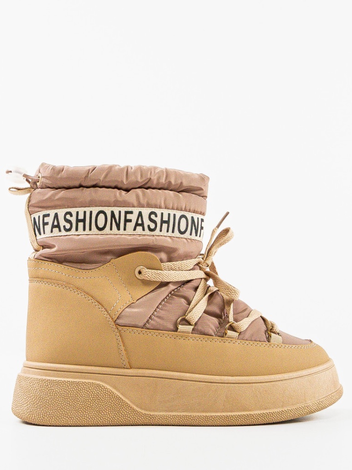 Tronchetti da donna Beige Fulgy - Img 5