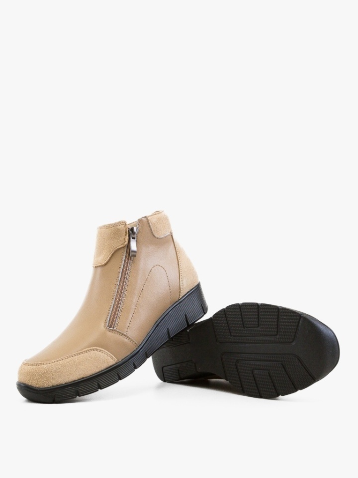 Tronchetti da donna Beige Gibson - Img 5