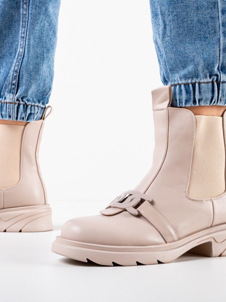 Tronchetti da donna Beige Hunter - Img 3