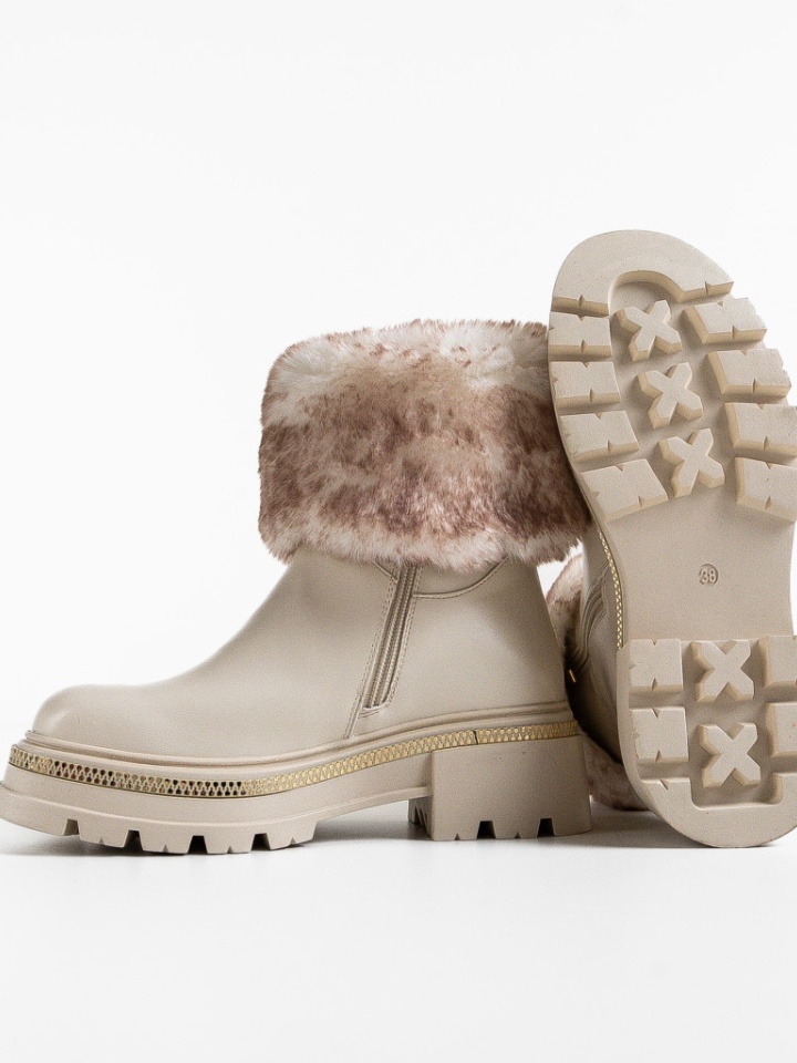 Tronchetti da donna Beige Jenna - Img 1