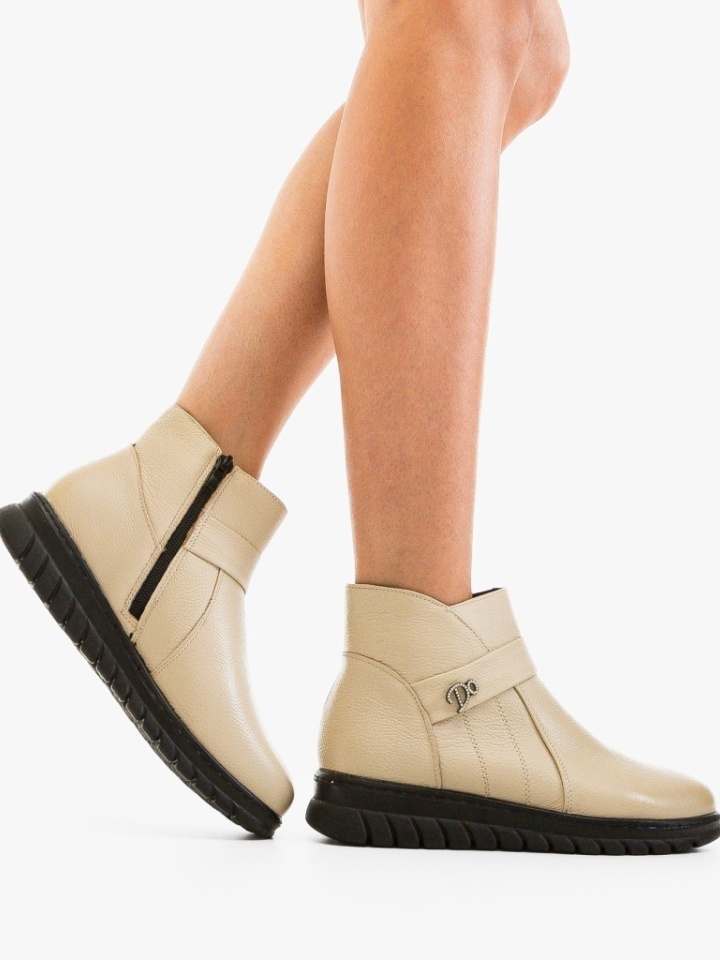 Tronchetti da donna Beige Lili - Img 2