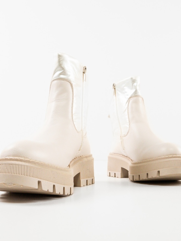 Tronchetti da donna Beige Ruben - Img 5