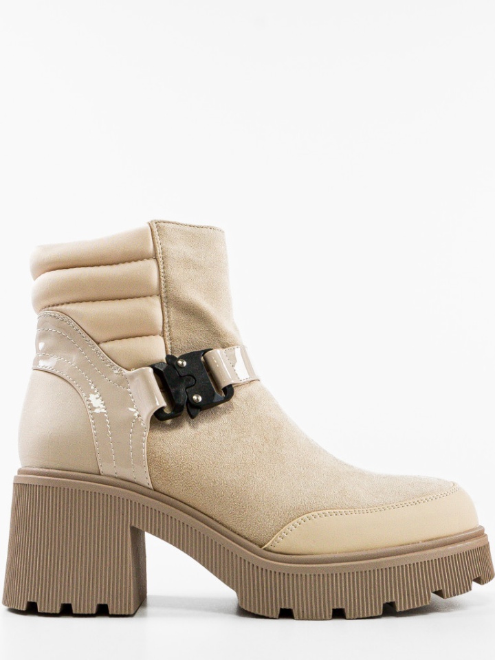Tronchetti da donna Beige Salin - Img 4