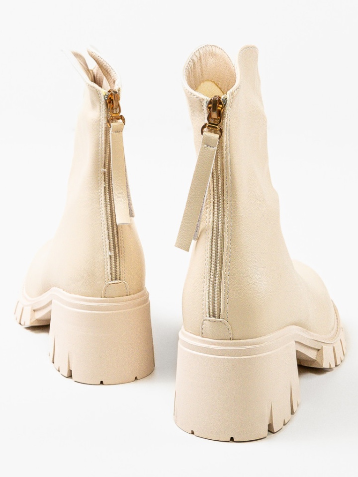 Tronchetti da donna Beige Siman - Img 6