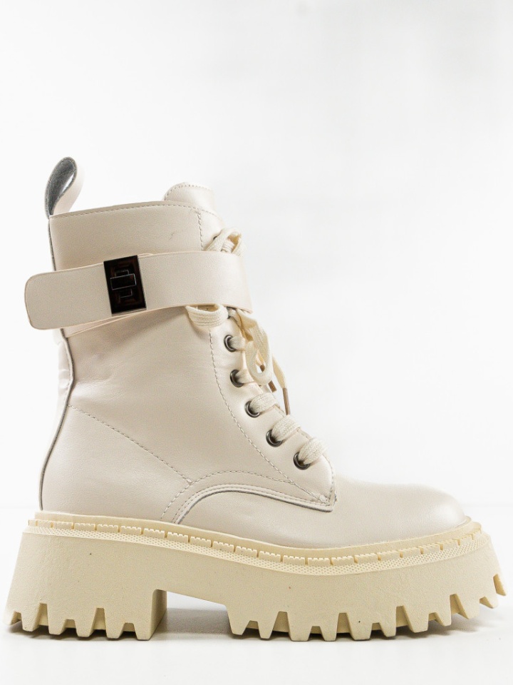 Tronchetti da donna Beige Sobek - Img 4