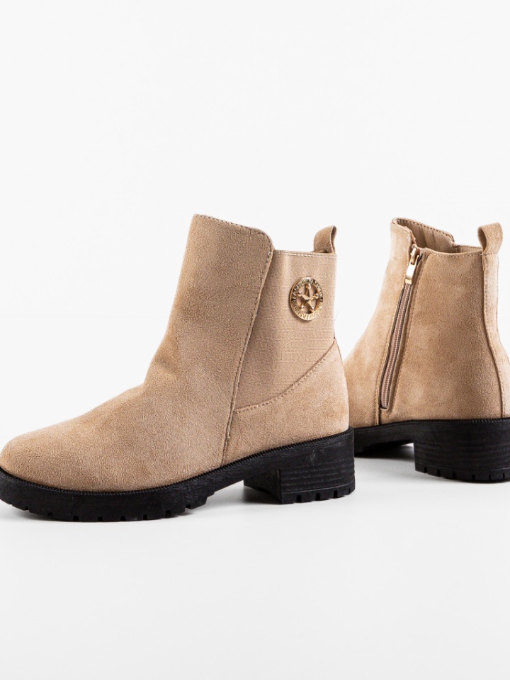 Tronchetti da donna Beige Stefa - Img 7