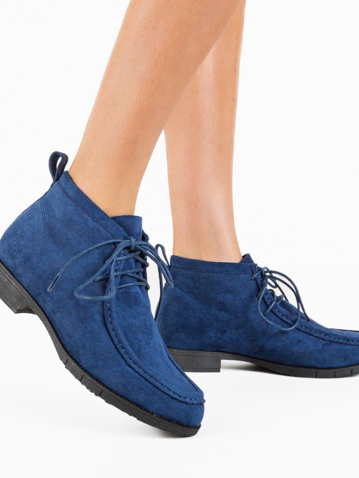 Tronchetti da donna Blu navy Dinton - Img 2