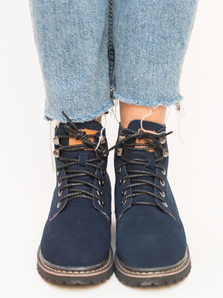 Tronchetti da donna Blu navy Fenko - Img 4