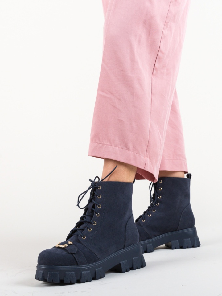 Tronchetti da donna Blu navy Raees - Img 2