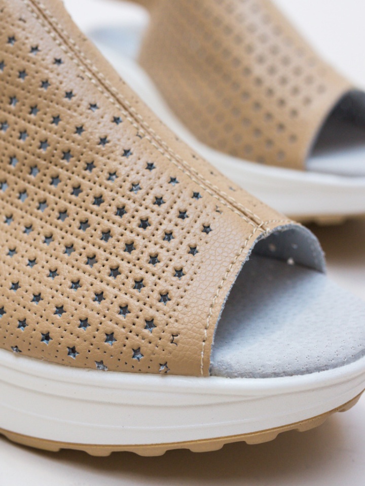 Sandali con plateau Beige Liberty - Img 12
