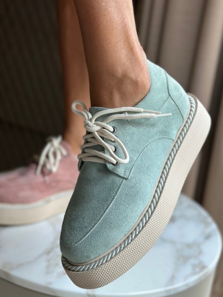 Scarpe casual Azzurre Fagen - Img 9