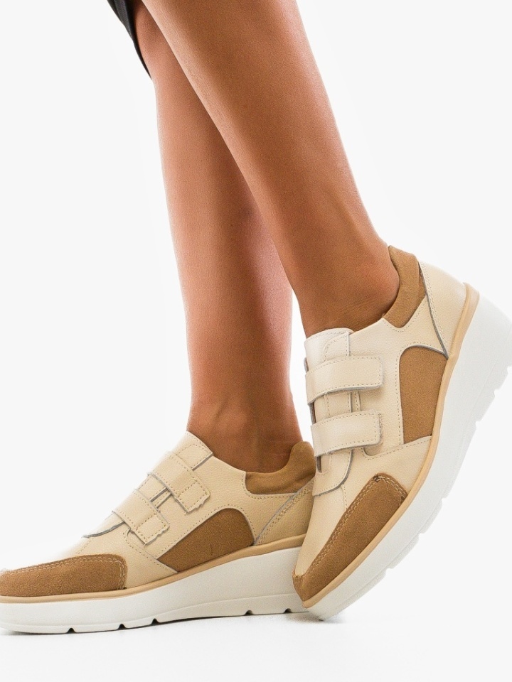 Scarpe casual Beige Cleon - Img 2