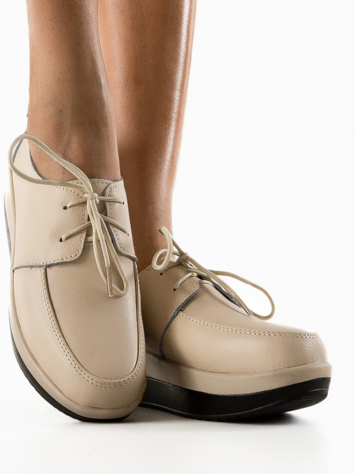 Scarpe casual Beige Creamt - Img 2