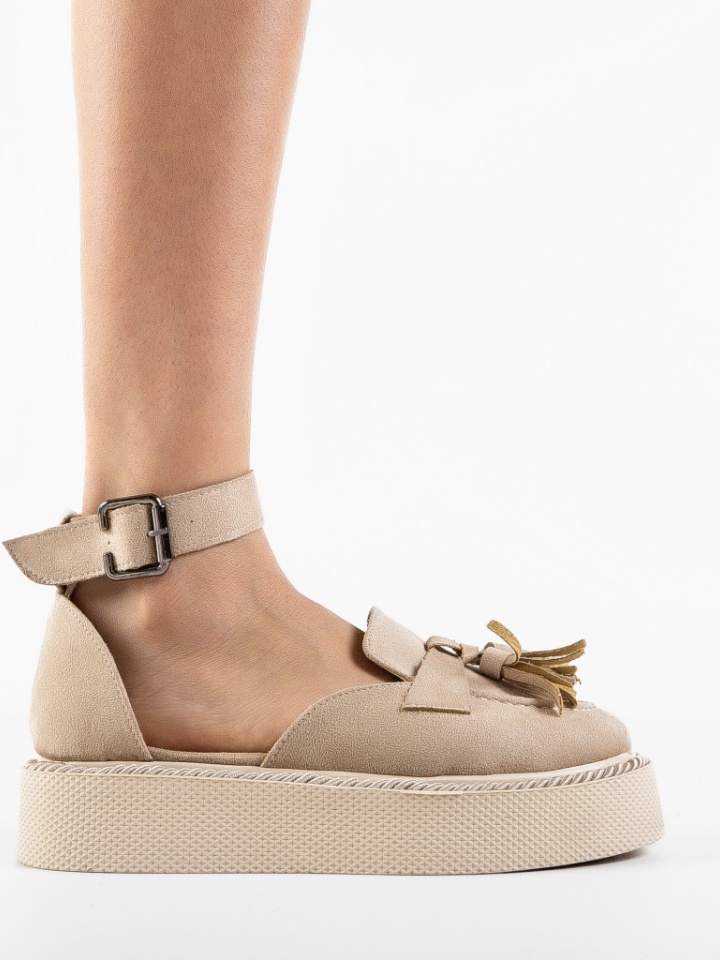 Scarpe casual Beige Kalin - Img 3