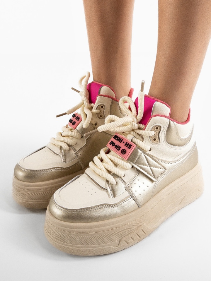 Scarpe casual Beige Minga - Img 4