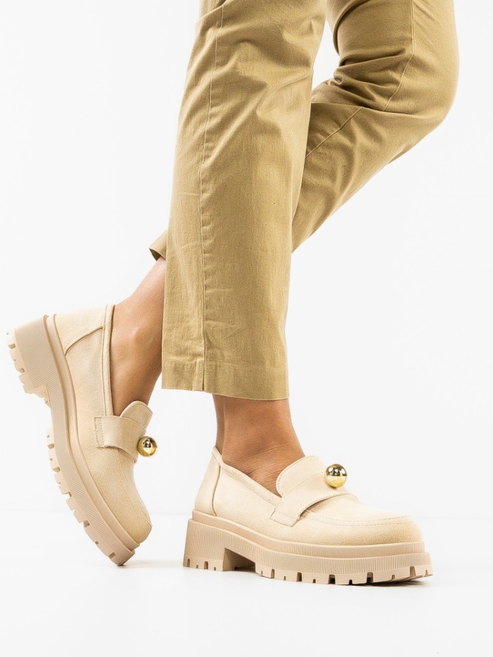 Scarpe casual Beige Nieve - Img 3