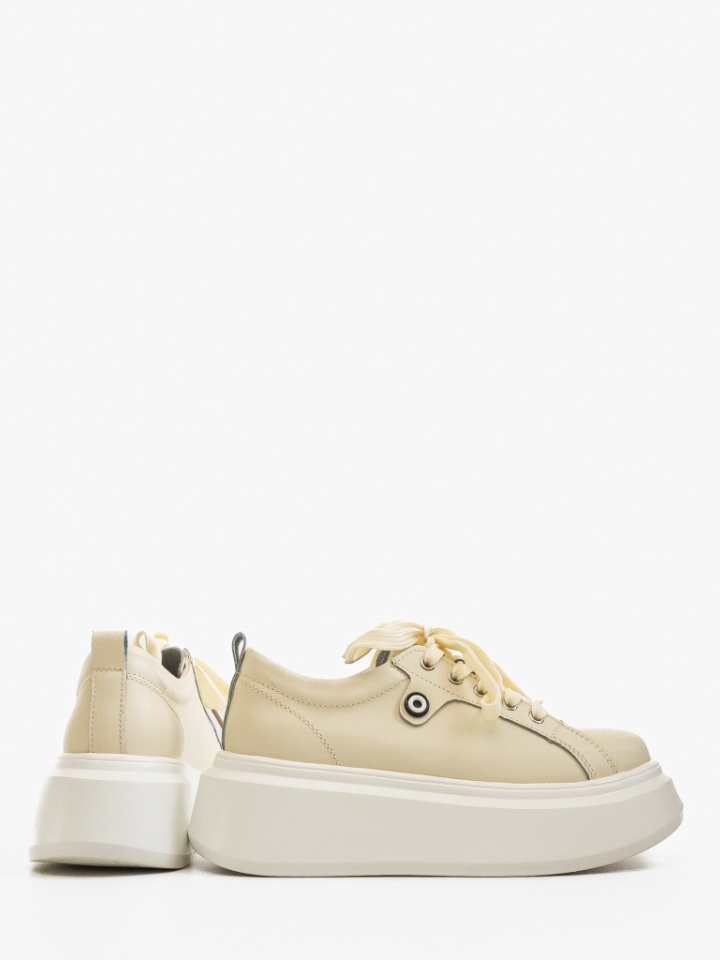Scarpe casual Beige Nuandre - Img 4