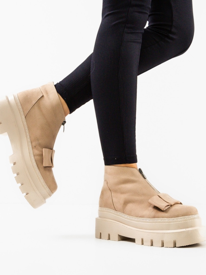 Scarpe casual Beige Parqua - Img 4