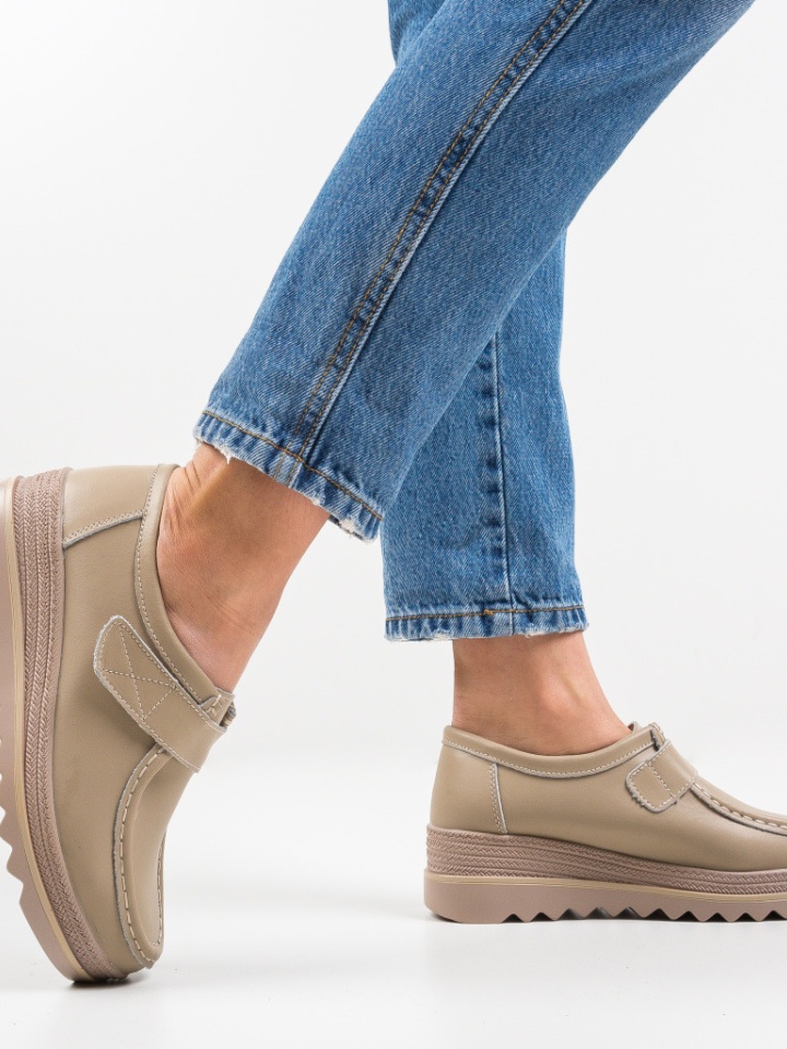 Scarpe casual Beige Straif - Img 5