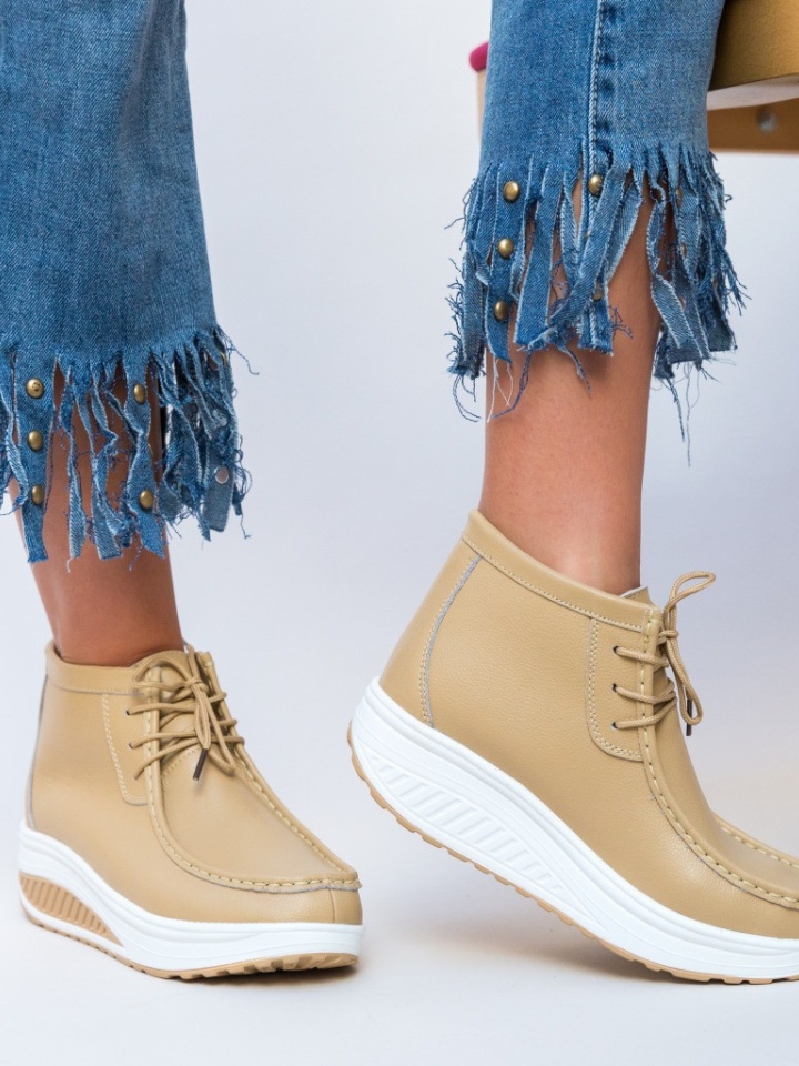 Scarpe casual Beige Vinto - Img 6