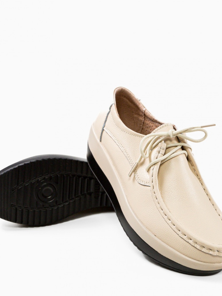 Scarpe casual Beige Vlasta - Img 6