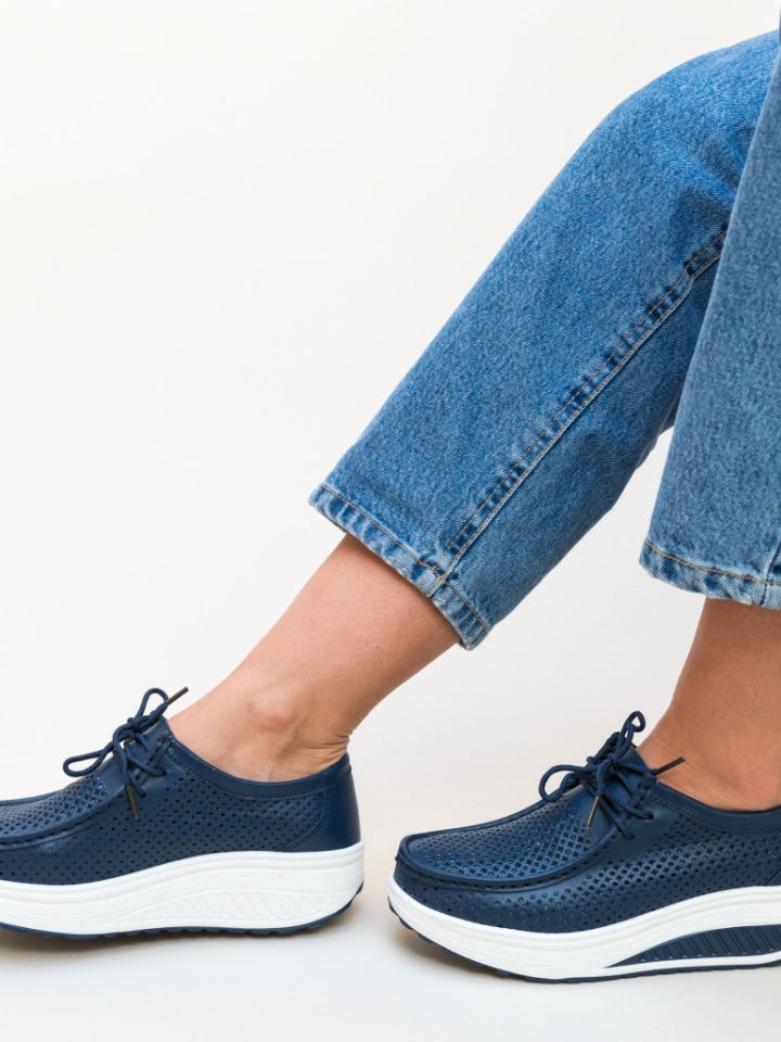 Scarpe casual Blu navy Baroco - Img 3