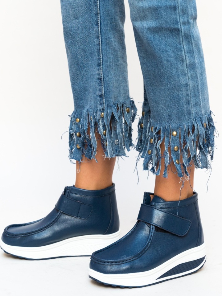 Scarpe casual Blu navy Ersan - Img 2