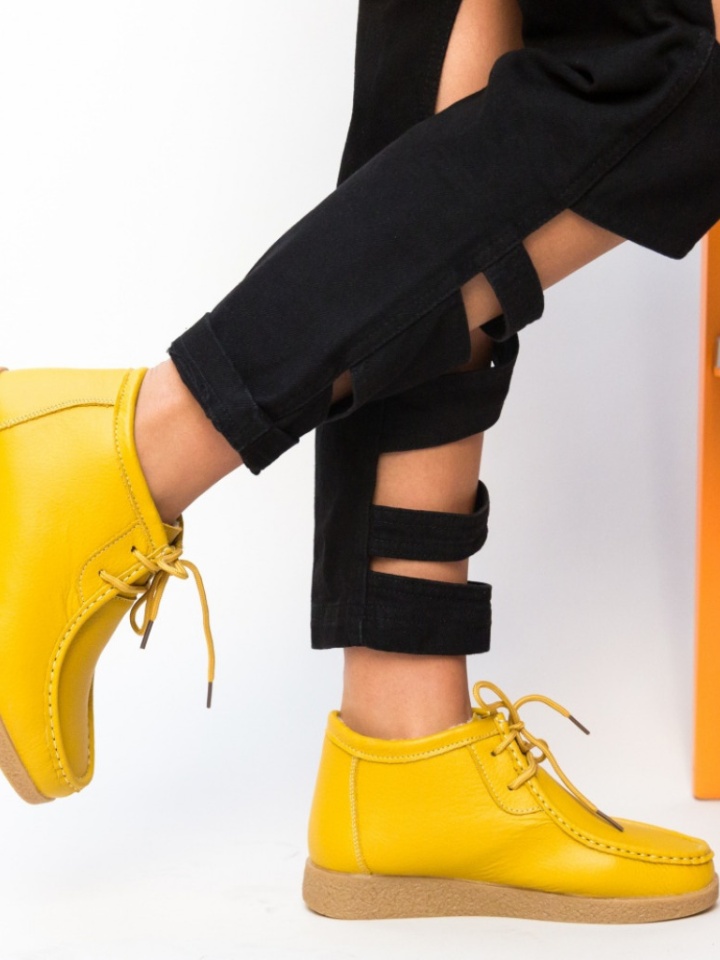 Scarpe casual Gialle Munela - Img 4