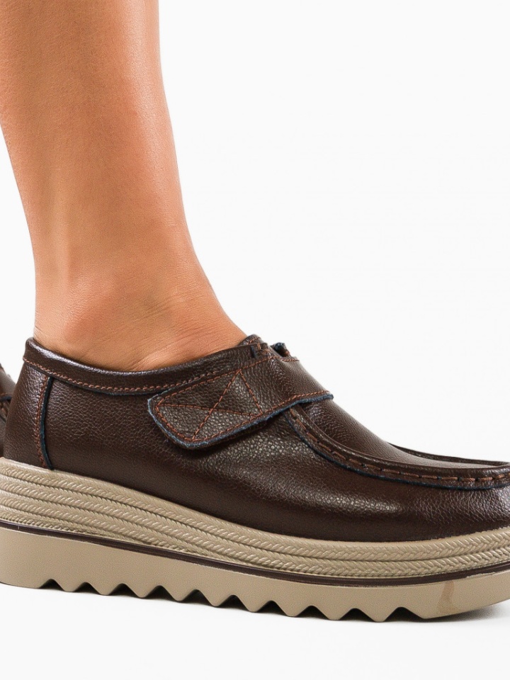 Scarpe casual Marroni Straif - Img 1