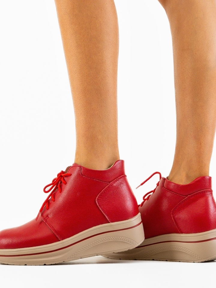 Scarpe casual Rosse Palerma - Img 2
