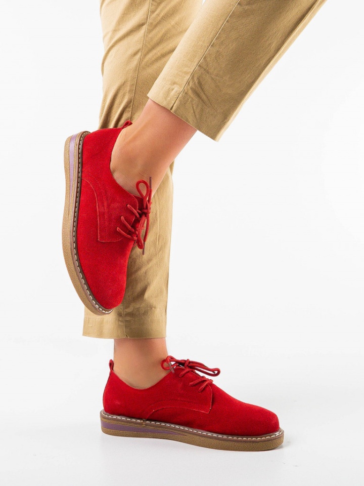 Scarpe casual Rosse Romena - Img 3