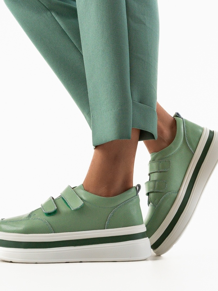 Scarpe casual Verde Akoste - Img 3