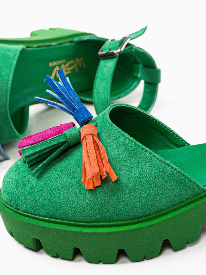Scarpe casual Verde Jaila - Img 9