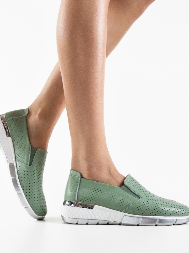 Scarpe casual Verde Pufine - Img 2