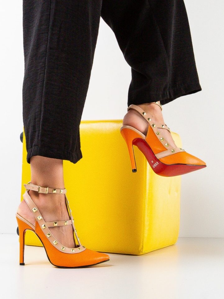 Scarpe da donna Arancioni Habile - Img 4