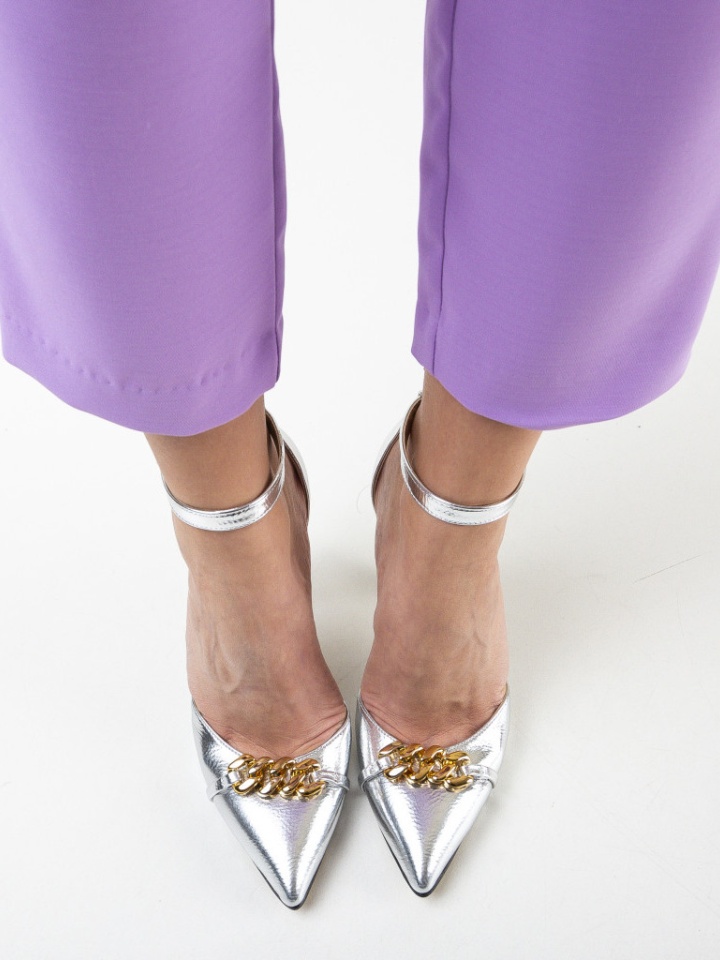 Scarpe da donna Argento Deler - Img 5