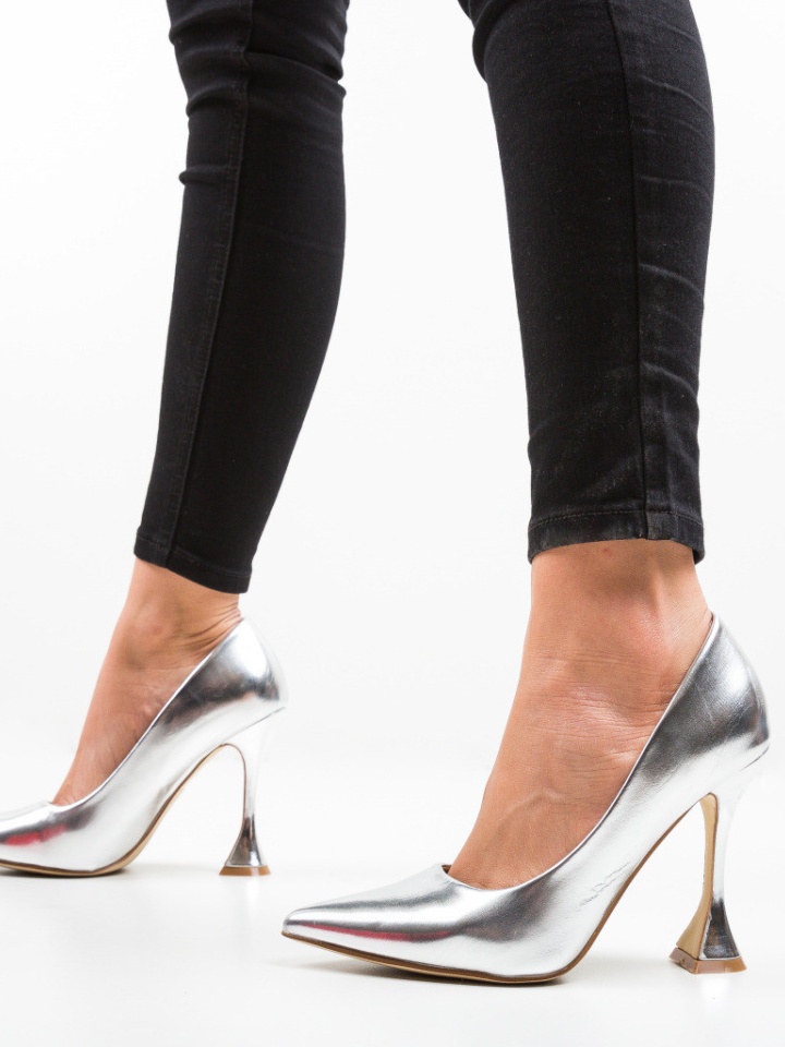 Scarpe da donna Argento Lena - Img 8