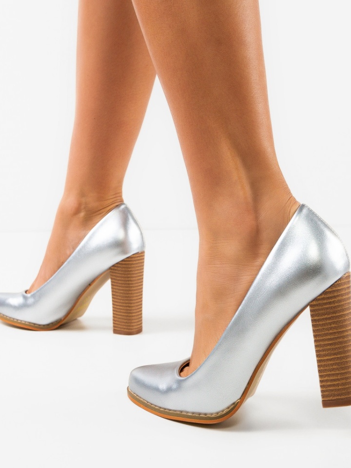 Scarpe da donna Argento Sulfo 3 - Img 4