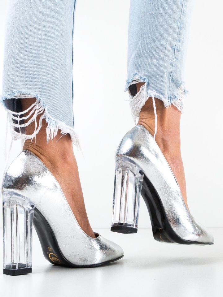 Scarpe da donna Argento Uflet - Img 1