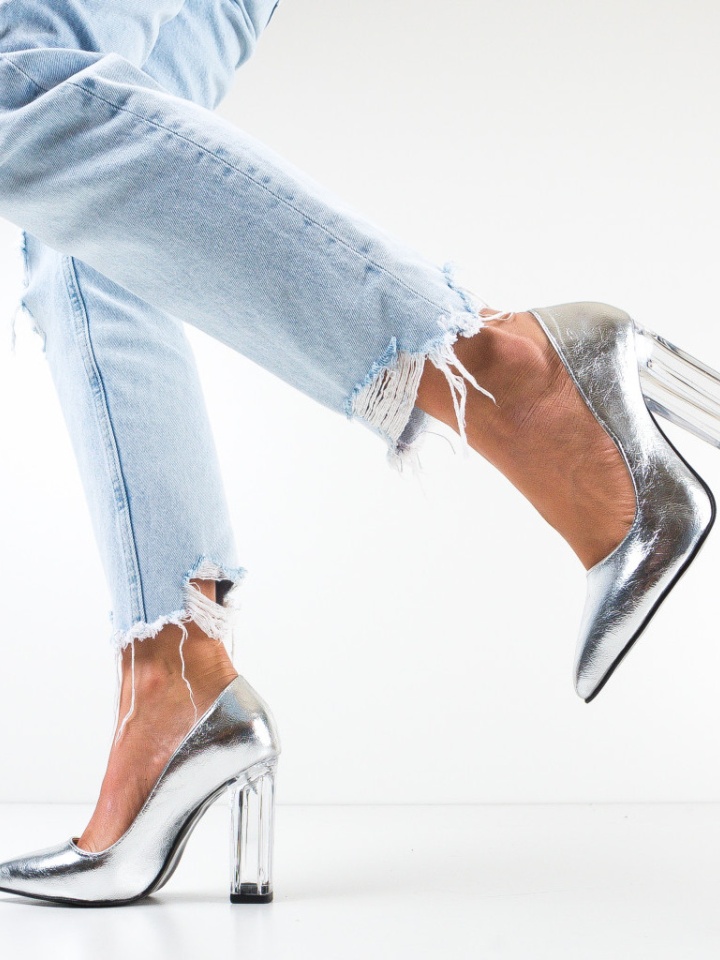 Scarpe da donna Argento Uflet - Img 10