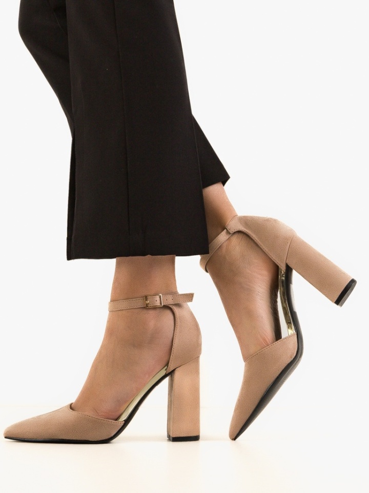 Scarpe da donna Beige Abbot - Img 2