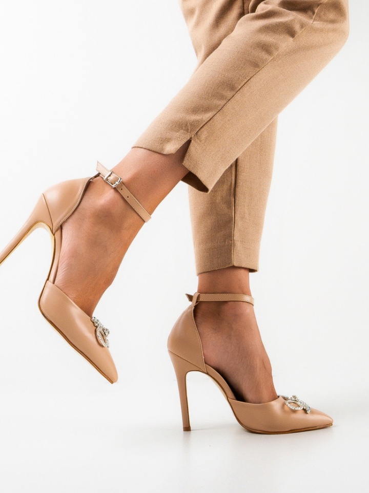 Scarpe da donna Beige Alamar - Img 4