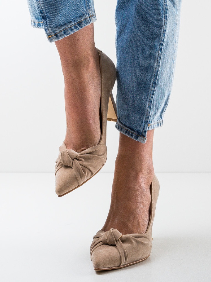 Scarpe da donna Beige Cadek - Img 5