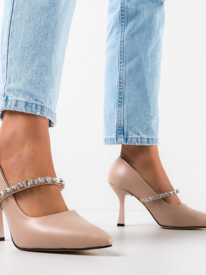 Scarpe da donna Beige Gaviro - Img 2