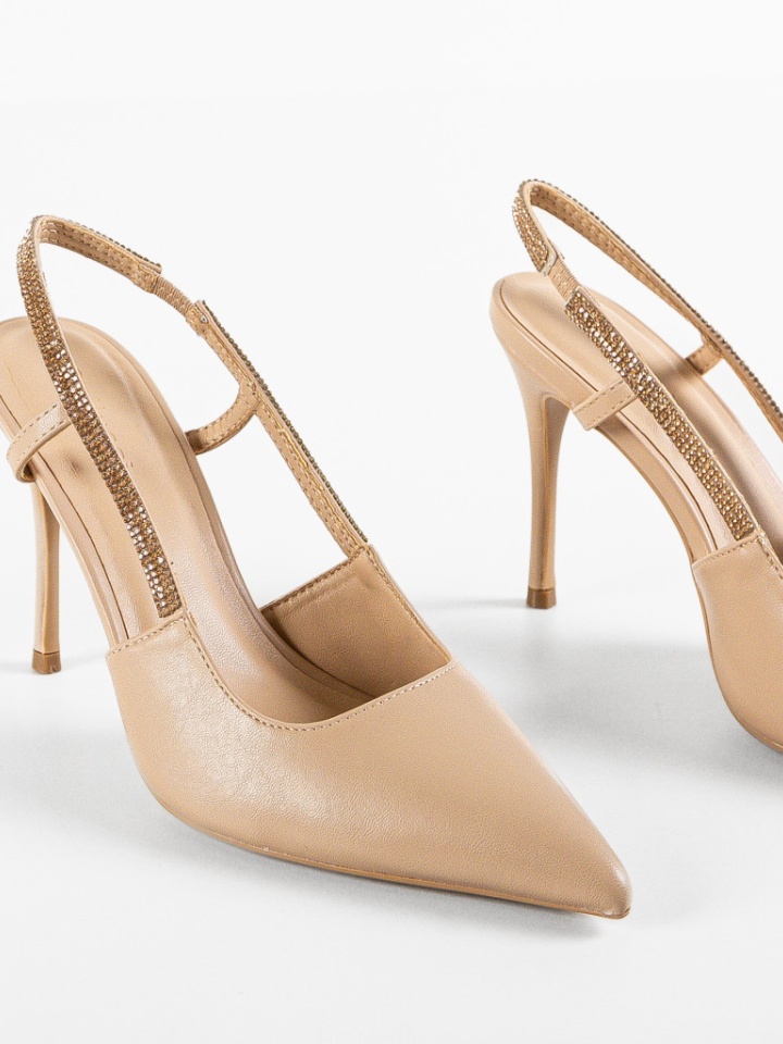 Scarpe da donna Beige Lourdusamy - Img 7