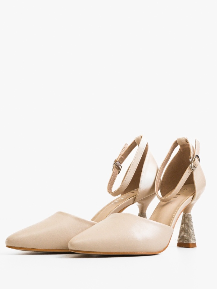 Scarpe da donna Beige Nencia - Img 3