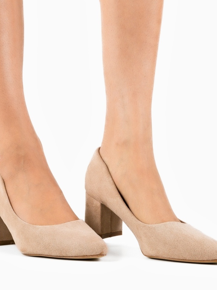 Scarpe da donna Beige Popeq - Img 2